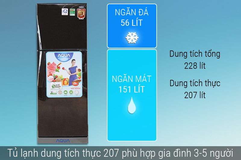 Dung tích tủ lạnh