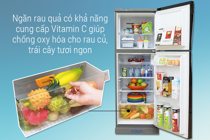 Ngăn rau cung cấp Vitamin C