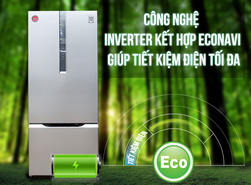 Công nghệ Inverter cùng Econavi tiết kiệm điện