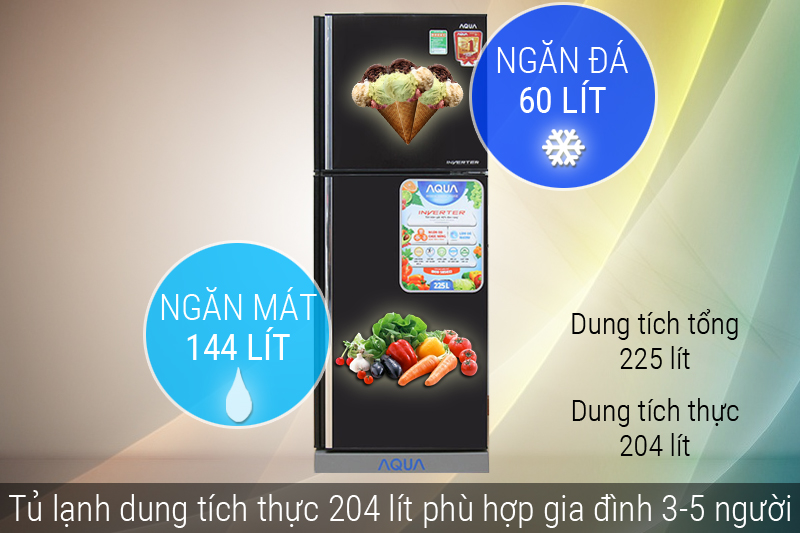 Dung tích tủ lạnh
