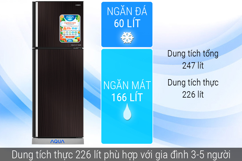 Dung tích tủ lạnh