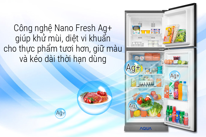 Kháng khuẩn cùng công nghệ Nano Fresh Ag+