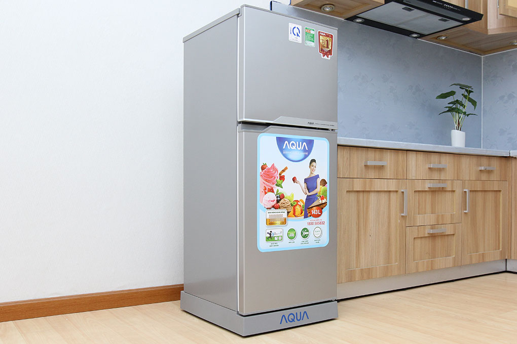 Tủ lạnh Aqua 130 lít AQR-145BN SS hình 1