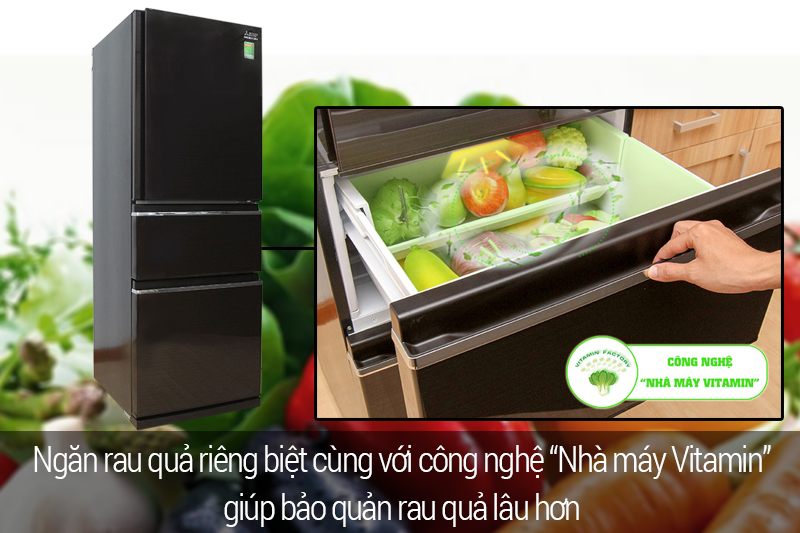 ngăn rau củ