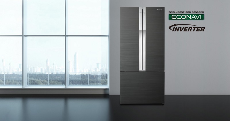 Tủ lạnh Panasonic NR-CY557GKVN được thiết kế mang những đường nét tinh tế của phong cách châu Âu