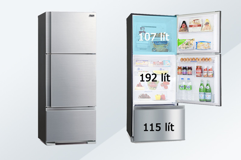 Tủ lạnh Mitsubishi 414 lít