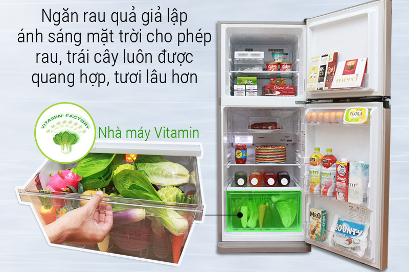 Ngăn rau cung cấp Vitamin