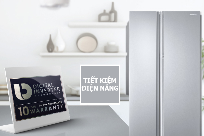 Tủ lạnh Samsung 609 lít RH60J8132SL/SV