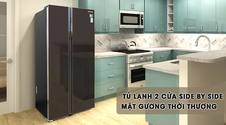Tủ lạnh Samsung Inverter 538 lít RS552NRUA9M/SV