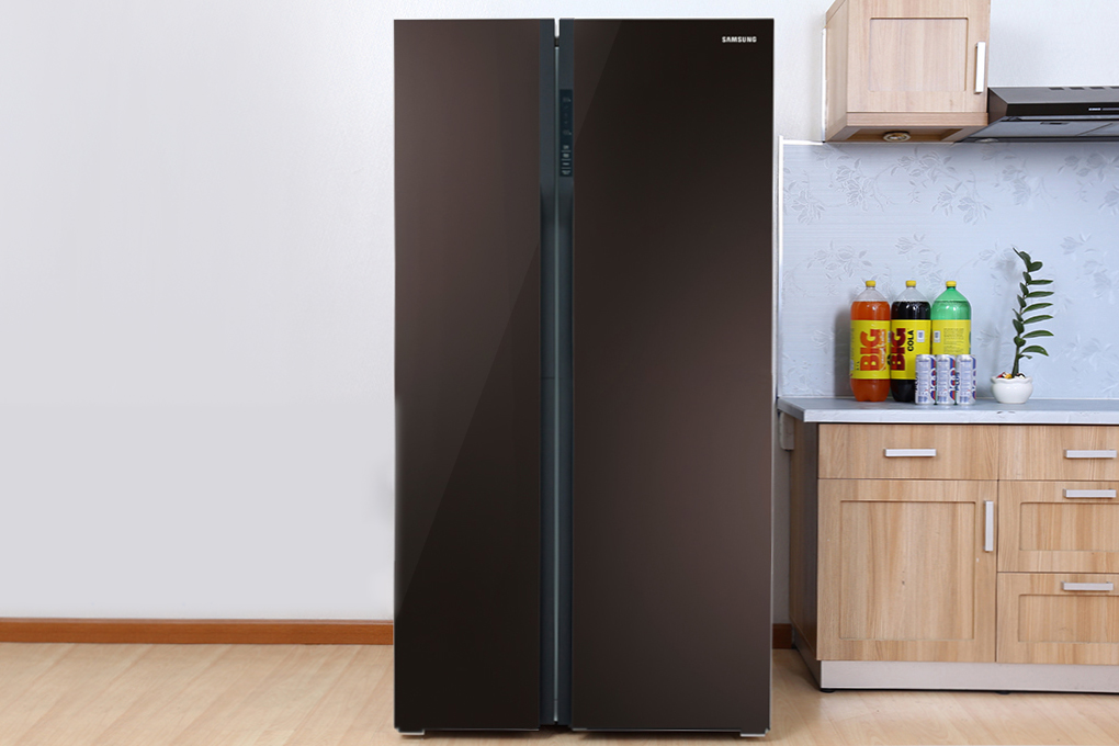 Tủ lạnh Samsung Inverter 538 lít RS552NRUA9M/SV Màu Nâu