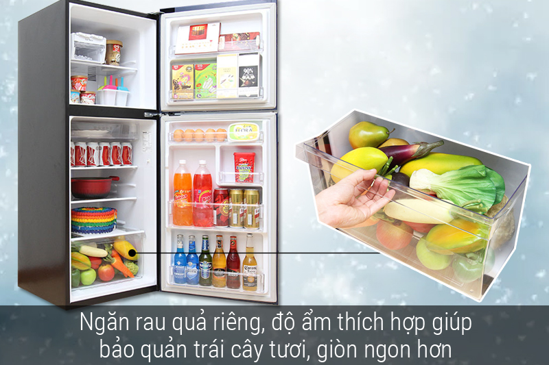 Ngăn rau quả giữ ấm