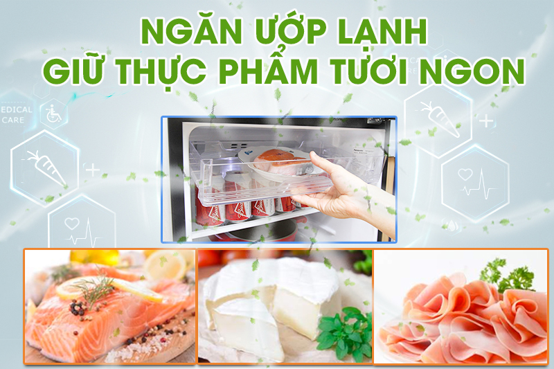 Ngăn ướp lạnh giữ thực phẩm luôn tươi ngon Ngăn ướp lạnh giữ thực phẩm luôn tươi ngon