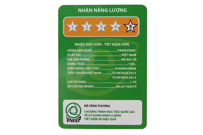 Tủ lạnh Panasonic Inverter 152 lít NR-BA178PSVN Màu Xám