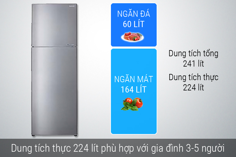 Dung tích tủ lạnh