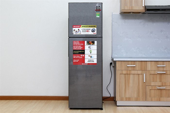 Tủ lạnh Sharp Inverter 253 lít SJ-X281E-DS Màu Xám