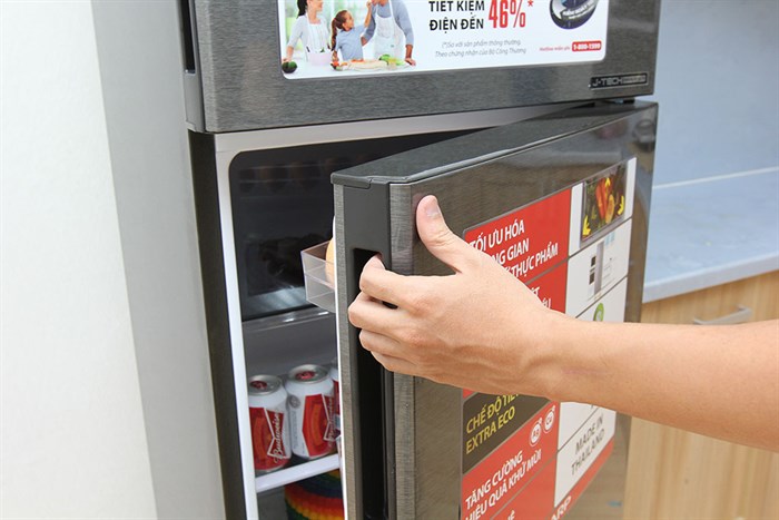 Tủ lạnh Sharp Inverter 253 lít SJ-X281E-DS Màu Xám