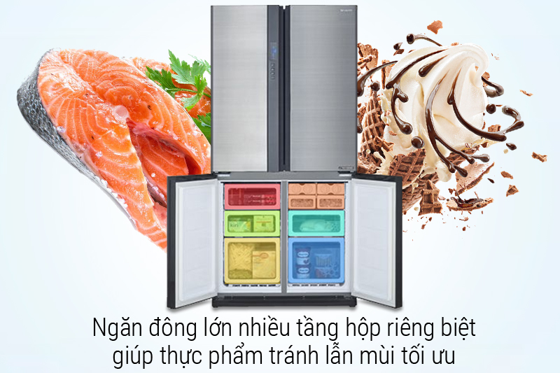 Ngăn đông dung tích lớn