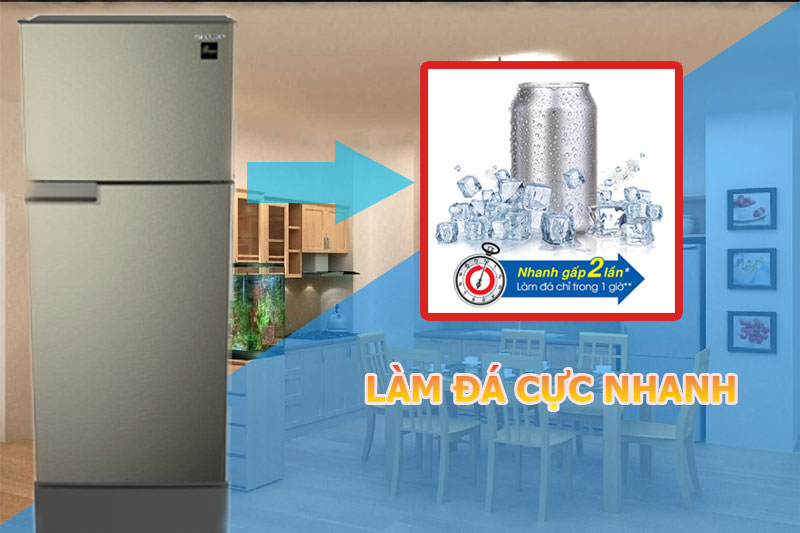 Làm đá cực nhanh