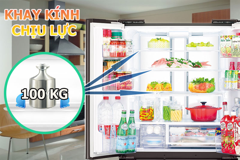 Khay kính chịu lực 100 kg