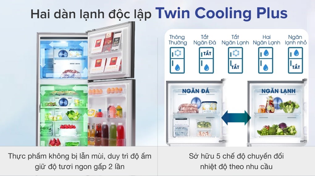 Tủ lạnh Samsung Inverter 299 lít RT29K5012S8/SV