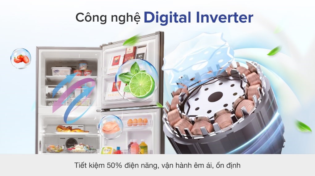 Tủ lạnh Samsung Inverter 299 lít RT29K5012S8/SV