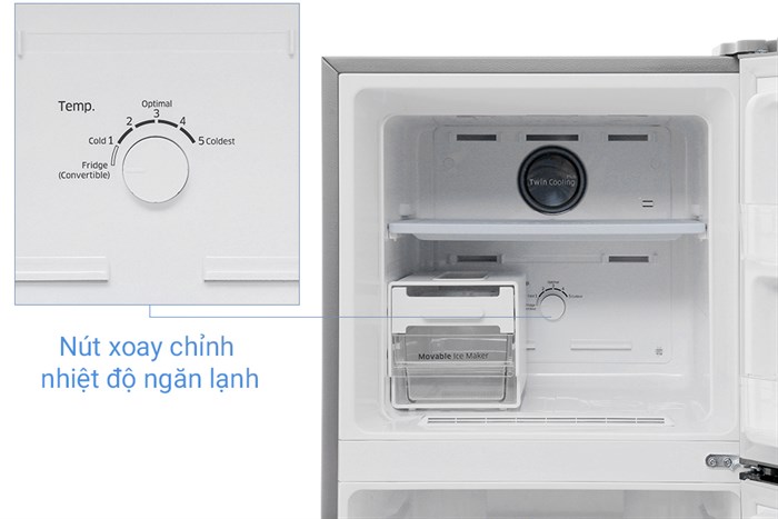 Tủ lạnh Samsung Inverter 299 lít RT29K5012S8/SV Màu Xám