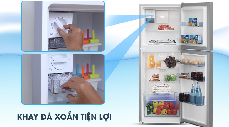 Tủ lạnh Beko Inverter 201 lít RDNT230I50VZX
