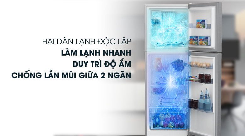 Tủ lạnh Beko RDNT250I50VZX - Công nghệ làm lạnh độc lập