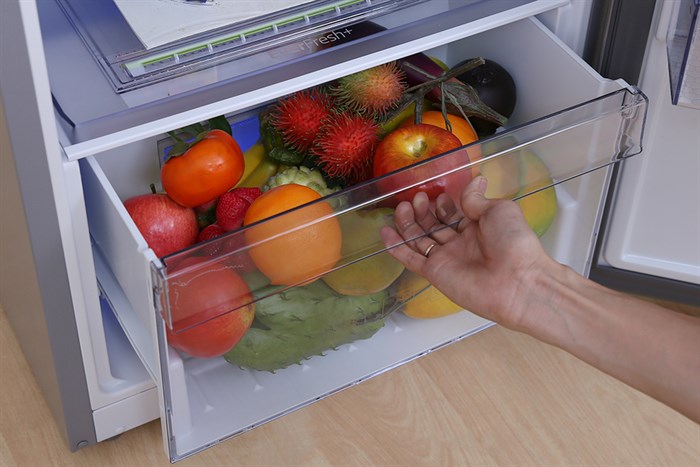 Tủ lạnh Beko Inverter 221 lít RDNT250I50VZX Màu Xám