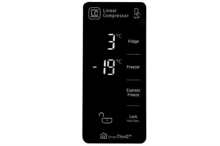 Tủ lạnh LG Inverter 626 lít GR-B247JS Màu Xám
