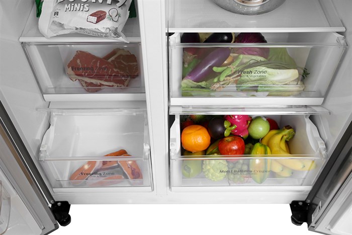 Tủ lạnh LG Inverter 626 lít GR-B247JS Màu Xám