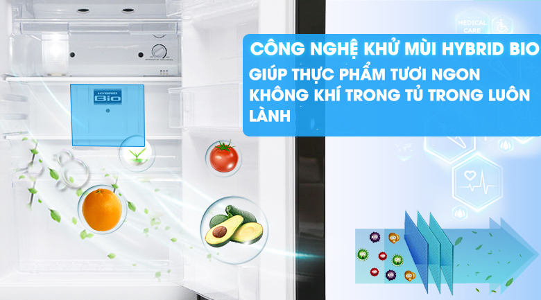 Tủ lạnh Toshiba Inverter 186 lít GR-M25VMBZ(UKG)