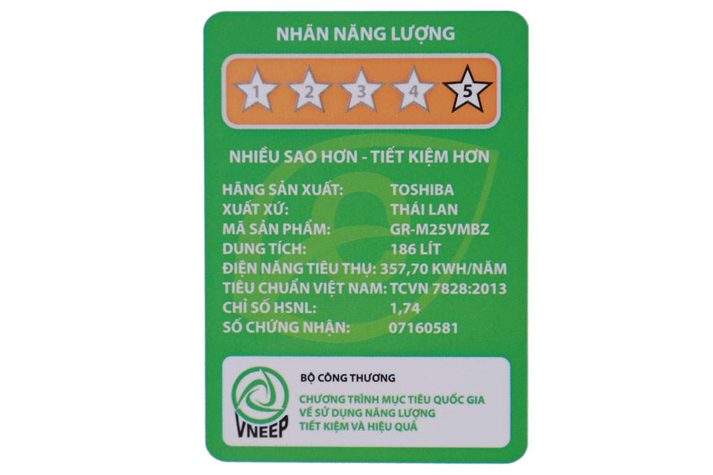 Tủ lạnh Toshiba Inverter 186 lít GR-M25VMBZ(UKG) Màu Đen