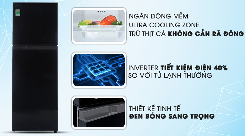 Tủ lạnh Toshiba Inverter 226 lít GR-M28VHBZ(UKG)