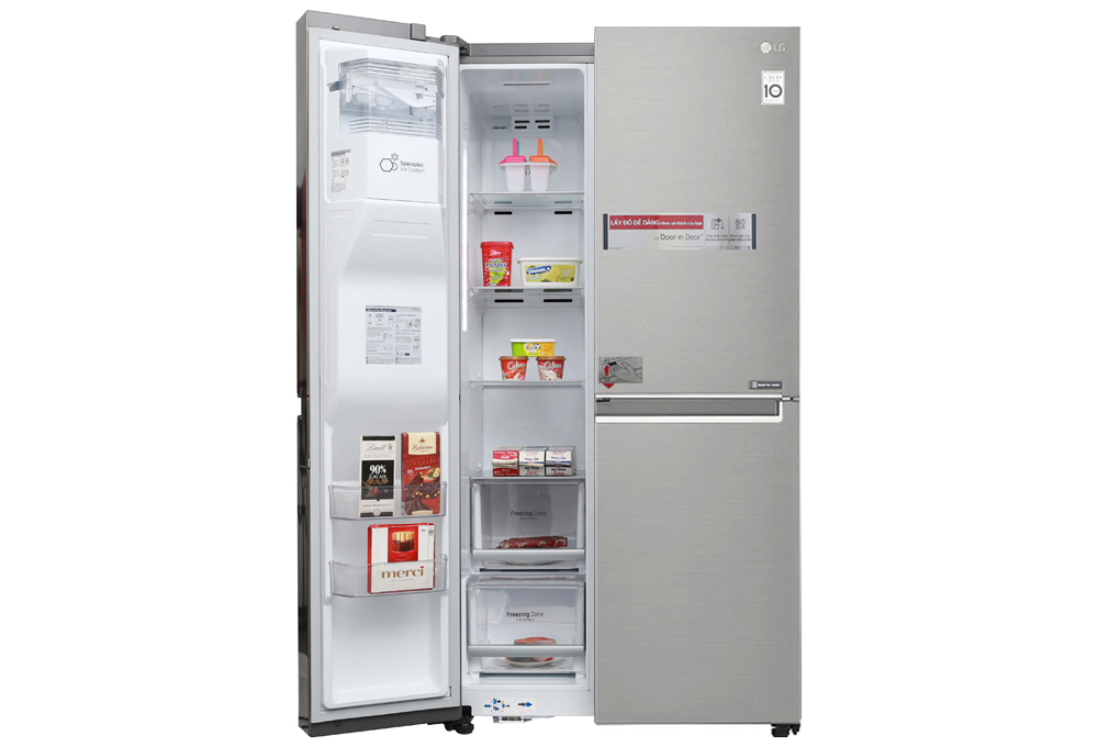 Tủ lạnh LG Inverter 601 lít GR-P247JS Màu Inox