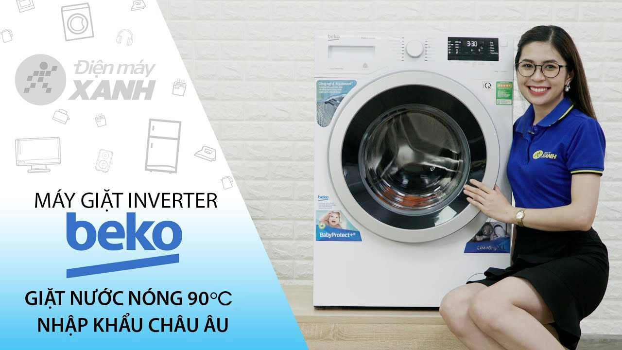 Máy giặt Beko Inverter 9 kg WMY 91283 PTLB2