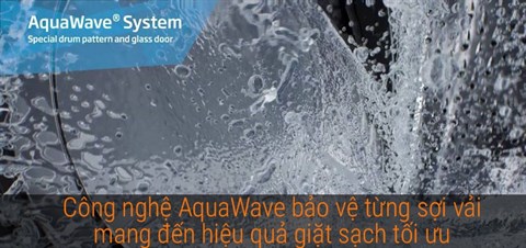 Công nghệ giặt bằng sóng Aqua