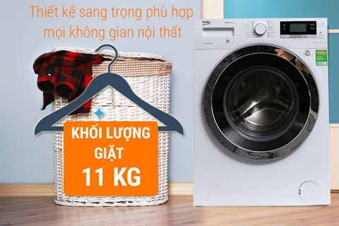 Máy giặt Beko Inverter 11kg WTE 11735 XCST