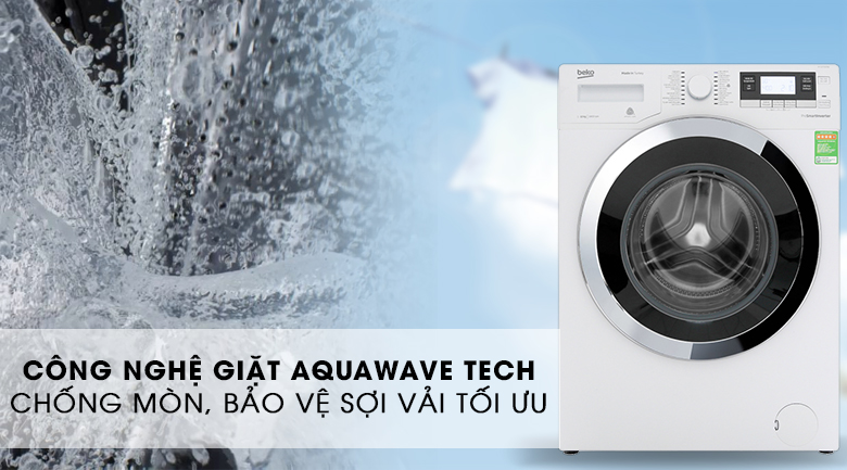 Máy giặt Beko Inverter 10 kg WY104764MW