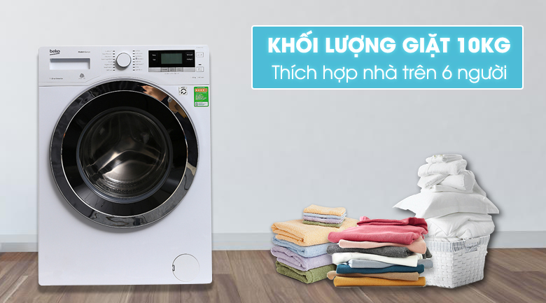 thiết kế máy giặt beko wy104764mw