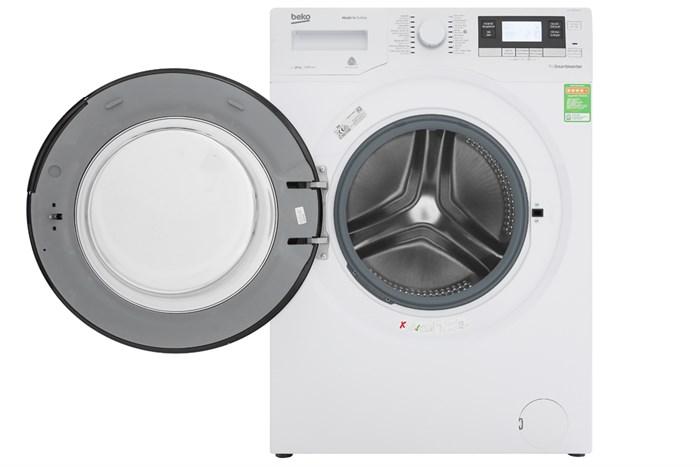 Máy giặt Beko Inverter 10 kg WY104764MW Màu Trắng