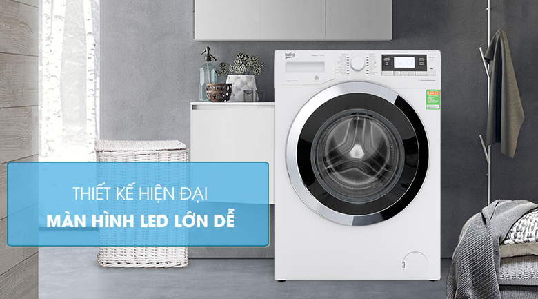 Máy giặt Beko Inverter 10 kg WY104764MW - Thiết kế