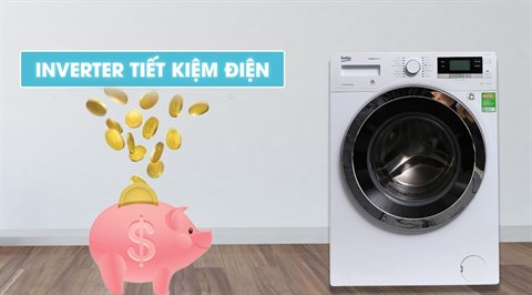 Công nghệ Inverter - Máy giặt Beko Inverter 10 kg WY104764MW