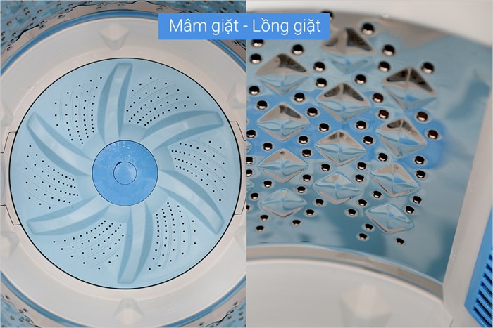 Máy giặt Toshiba 7 kg AW-A800SV WG Màu Trắng - Xám