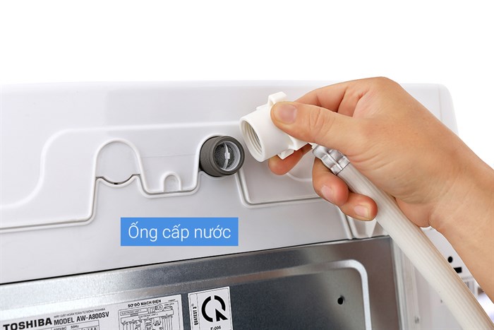 Máy giặt Toshiba 7 kg AW-A800SV WG Màu Trắng - Xám