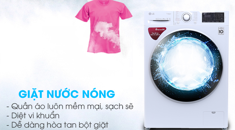 Máy giặt LG Inverter 8 kg FC1408S4W1