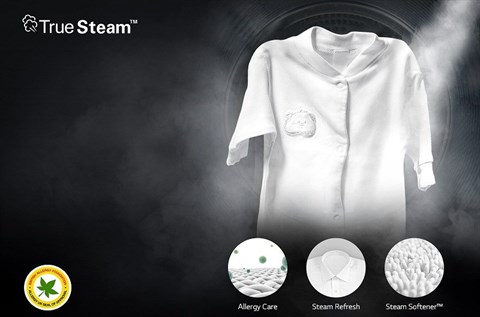 Công nghệ giặt hơi nước Truesteam kháng khuẩn tối ưu