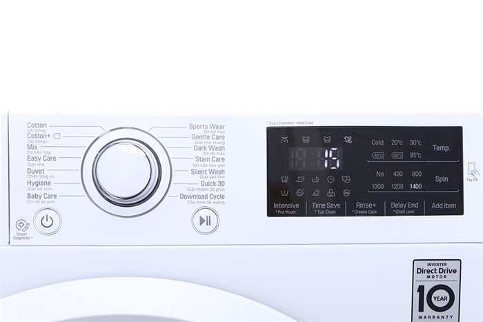 Máy giặt LG Inverter 7.5 kg FC1475N5W2
