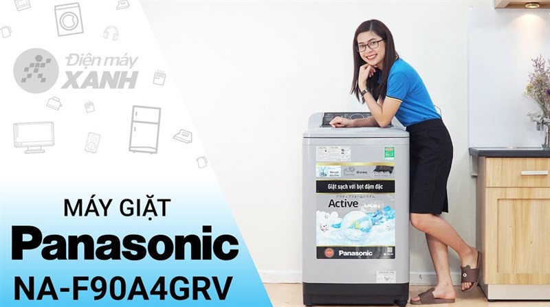 Máy giặt Panasonic 9 kg NA-F90A4GRV
