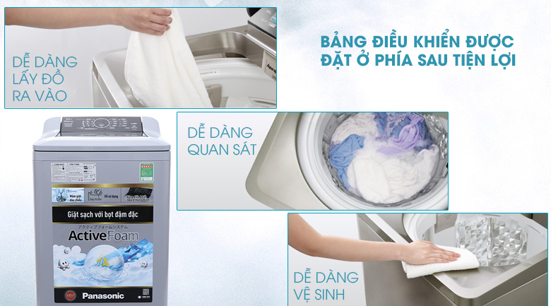 Máy giặt Panasonic 9 kg NA-F90A4GRV - 14